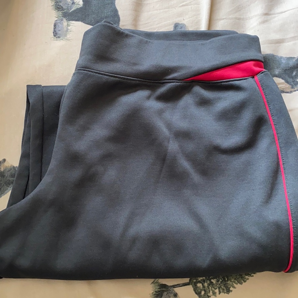 Women’s Athletic Works Gray & Pink Sweat Pants XL